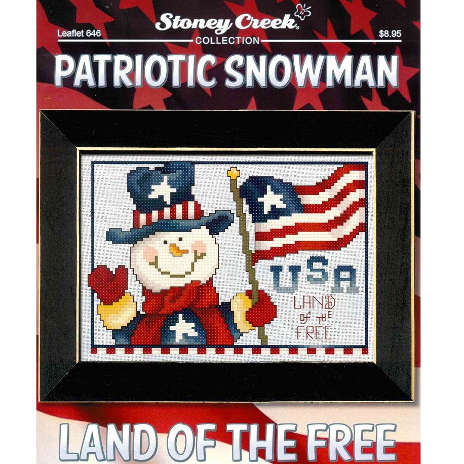 A Patriotic Snowman ~ Land of the Free, by Stoney Creek