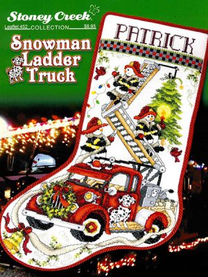 Snowman Ladder Truck