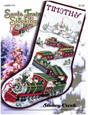 Santa Train Stocking