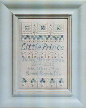 Little Prince Birth Sampler