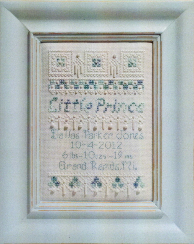 Little Prince Birth Sampler