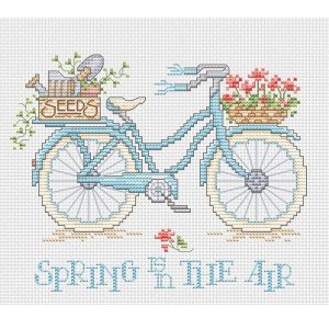 Spring Is In The Air (bike) by Sue Hillis