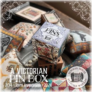 Limited Edition Victorian Pin Box by Summer House Stitche Workes