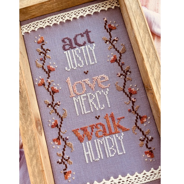 Micah 6:8 chart by Sweet Wing Studio