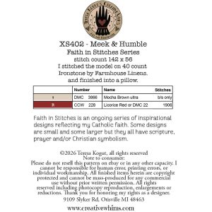 Meek & Humble chart by Teresa Kogut