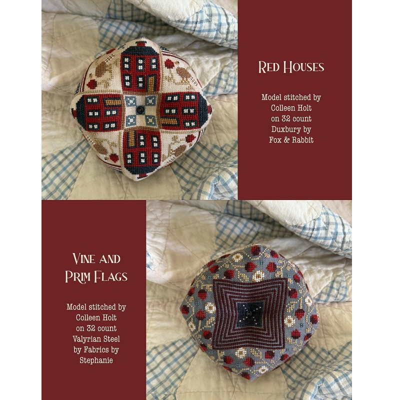Land That I Love ~ Biscornu Book, by Teresa Kogut - Image 5