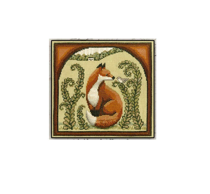 Fox & Friend cross stitch chart by Teresa Kogut