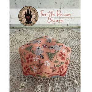 Finn the Raccoon Biscornu chart by Teresa Kogut – Nashville26