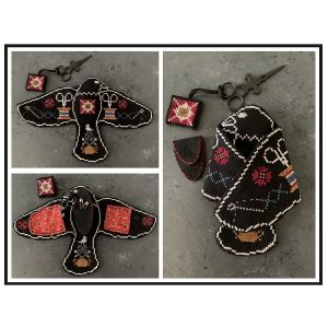 Crow Keepsake chart by Twin Peak Primitives
