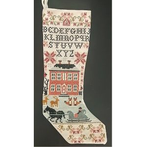 Winter Stocking chart by Twin Peak Primitives