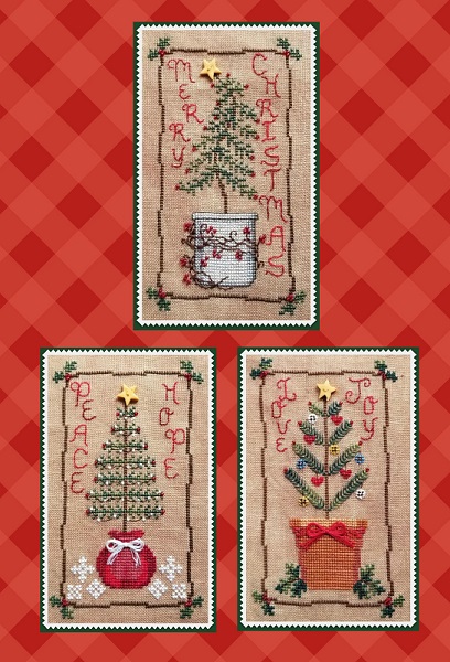 Christmas Tree Trio by Waxing Moon