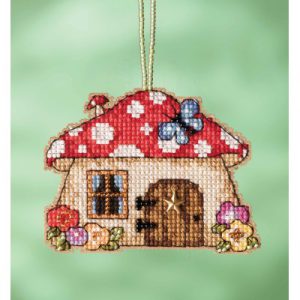 Charmed Ornaments ~ Garden Gnomes ~ Mushroom House