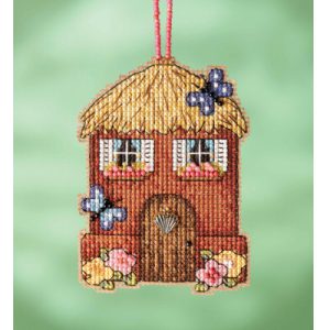 Charmed Ornaments ~ Garden Gnomes ~ Straw House