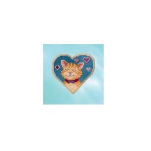 Seasonal Ornament ~ Spring Bouquet ~ Kitty Love by Mill Hill