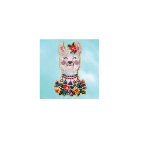 Seasonal Ornament ~ Spring Bouquet ~ Little Llama by Mill Hill