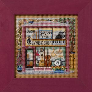 Music Shop ~ Spring Series, Button & Beads kit by Mill Hill