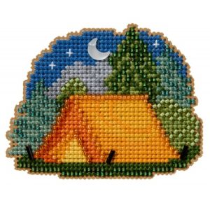 Tent ~ Spring Bouquet, Seasonal Ornament kit by Mill Hill