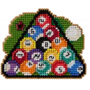 Pool Balls ~ Spring Bouquet, Seasonal Ornament kit by Mill Hill