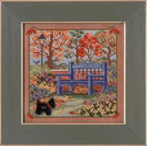 Buttons & Beads ~ Autumn Series ~ Autumn, Country Lane by Mill Hill