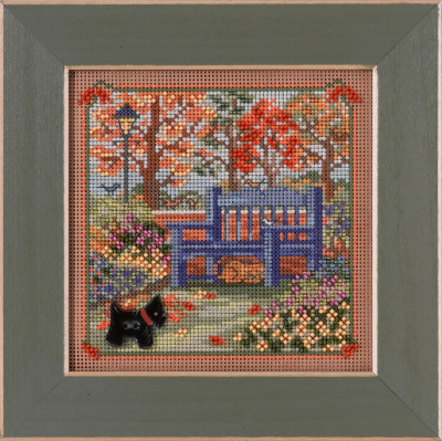 Buttons & Beads ~ Autumn Series ~ Autumn, Country Lane by Mill Hill