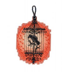 Seasonal Ornaments ~ Autumn Harvest Series ~ Spooky Cage by Mill Hill