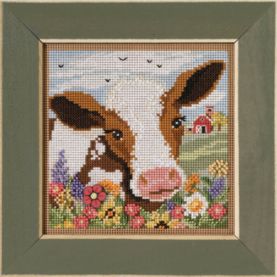 Buttons & Beads ~ Autumn Series ~ Spotted Cow by Mill Hill
