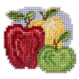 Seasonal Ornament ~ Autumn Harvest ~ Apple Trio by Mill Hill