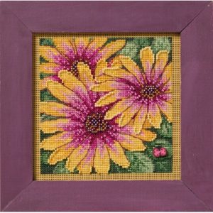 Buttons and Beads kit ~ Autumn Series ~ African Daisies by Mill Hill