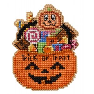 Seasonal Ornament ~ Autumn Harvest Series ~ Candy Bucket by Mill Hill