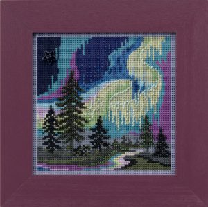 Buttons & Beads ~ Winter Series ~ Aurora Borealis kit by Mill Hill