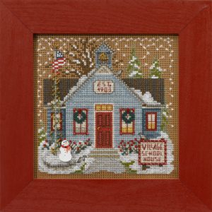 Buttons & Beads ~ Winter Series ~ School House kit by Mill Hill