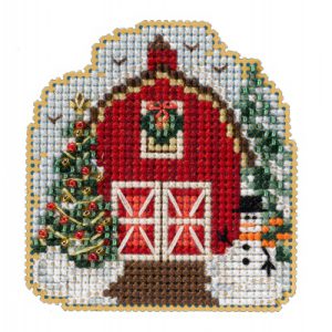 Seasonal Ornaments ~ Winter Holiday ~ Winter Barn kit by Mill Hill