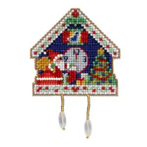 Seasonal Ornaments ~ Winter Holiday ~ Cuckoo Clock kit by Mill Hill