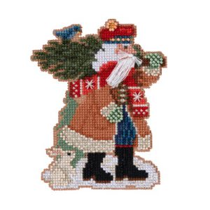 Santa Ornaments ~ Timberline Santas ~ Douglas Fir Santa kit by Mill Hill