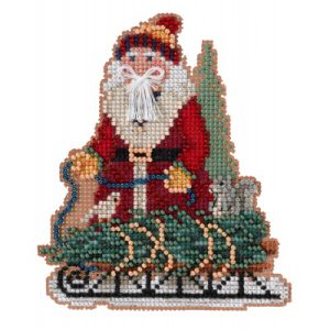 Santa Ornaments ~ Timberline Santas ~ Norway Spruce Santa kit by Mill Hill