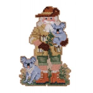 Santa Ornaments ~ Down Under Santa ~ Koala Santa