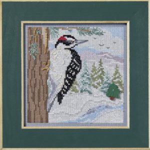 Buttons and Beads kits ~ Winter Series ~ Winter Woodpecker by Mill Hill