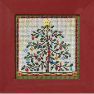 Buttons and Beads kits ~ Winter Series ~ Feather Tree by Mill Hill