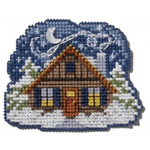 Seasonal Ornament ~ Winter Holiday ~ Cozy Cabin by Mill Hill