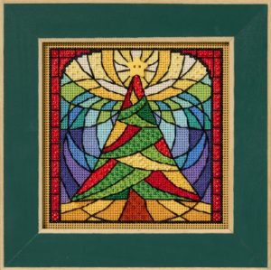 Buttons and Beads kit ~ Winter Series ~ Stained Glass Tree by Mill Hill