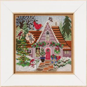 Buttons and Beads kit ~ Winter Series ~ Festive Fairy Cottage by Mill Hill