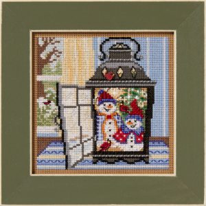Buttons and Beads kit ~ Winter Series ~ Snowman Lantern by Mill Hill