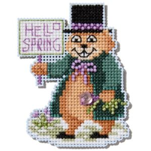 Seasonal Ornament ~ Winter Holiday ~ Groundhog Day by Mill Hill