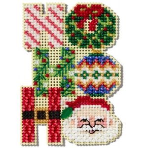 Seasonal Ornament ~ Winter Holiday ~ Ho Ho Ho by Mill Hill