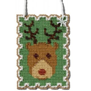 Charmed Ornament ~ Holiday Stamps ~ Rudolph