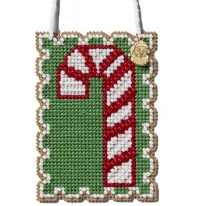 Charmed Ornament ~ Holiday Stamps ~ Candy Cane