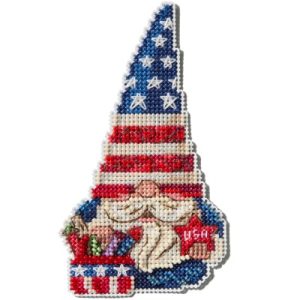 Jim Shore ~ Holiday Gnomes ~ Patriotic Gnome
