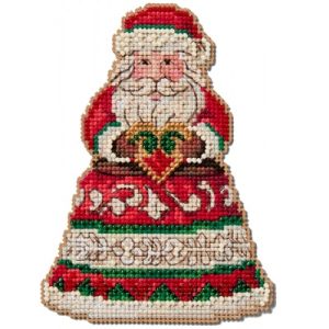 Jim Shore ~ Christmas ~ Santa Holding Heart by Mill Hill