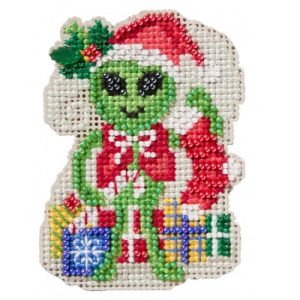Winter Holiday, Seasonal Ornament kit ~ Mill Hill ~ Alien Elf
