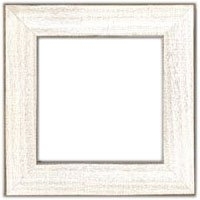 5.5 x 5.5 inch (opening) Frames by Mill Hill – Antique White